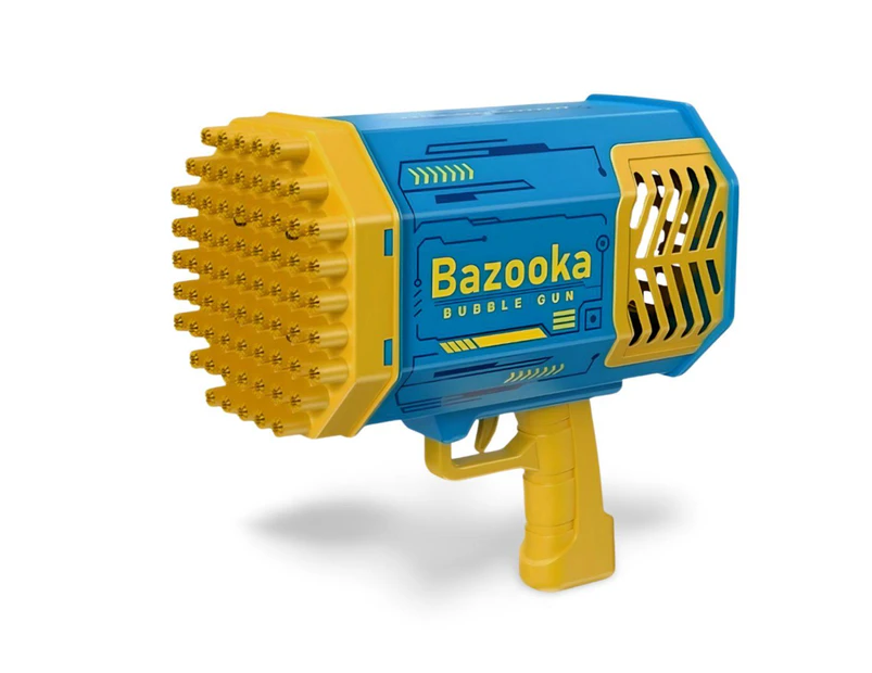 Kidst Bubble Machine Bazooka Outdoor Bubble Blaster 88 holes Rechargeable - Blue