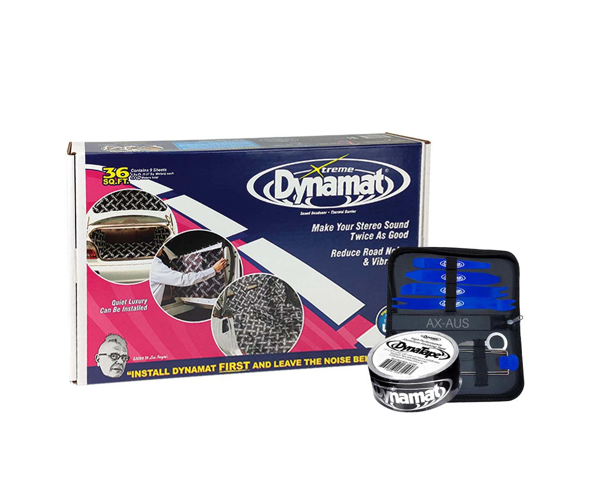 DYNAMAT - 10455 Xtreme Bulkpack Sound Deadener, Tape & Installer Pack