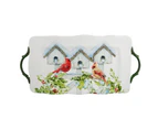 Lang Kitchen Dining Cardinal Birdhouse Serving Platter Plate