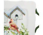 Lang Kitchen Dining Cardinal Birdhouse Serving Platter Plate