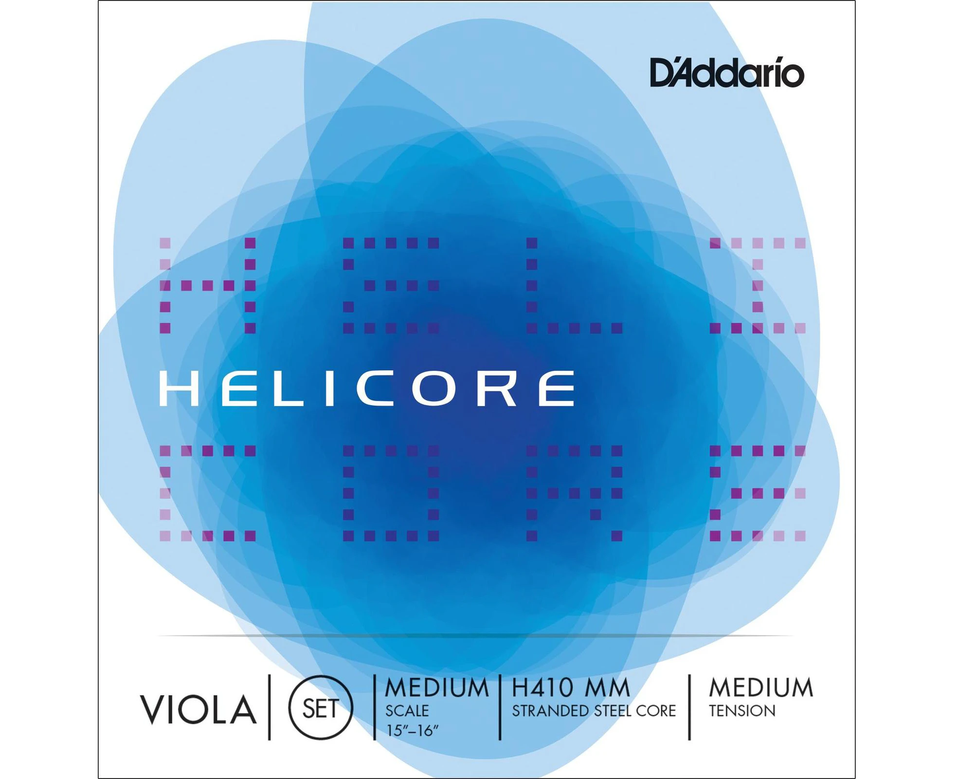 D'Addario Helicore Viola String Set, Medium Scale, Medium Tension