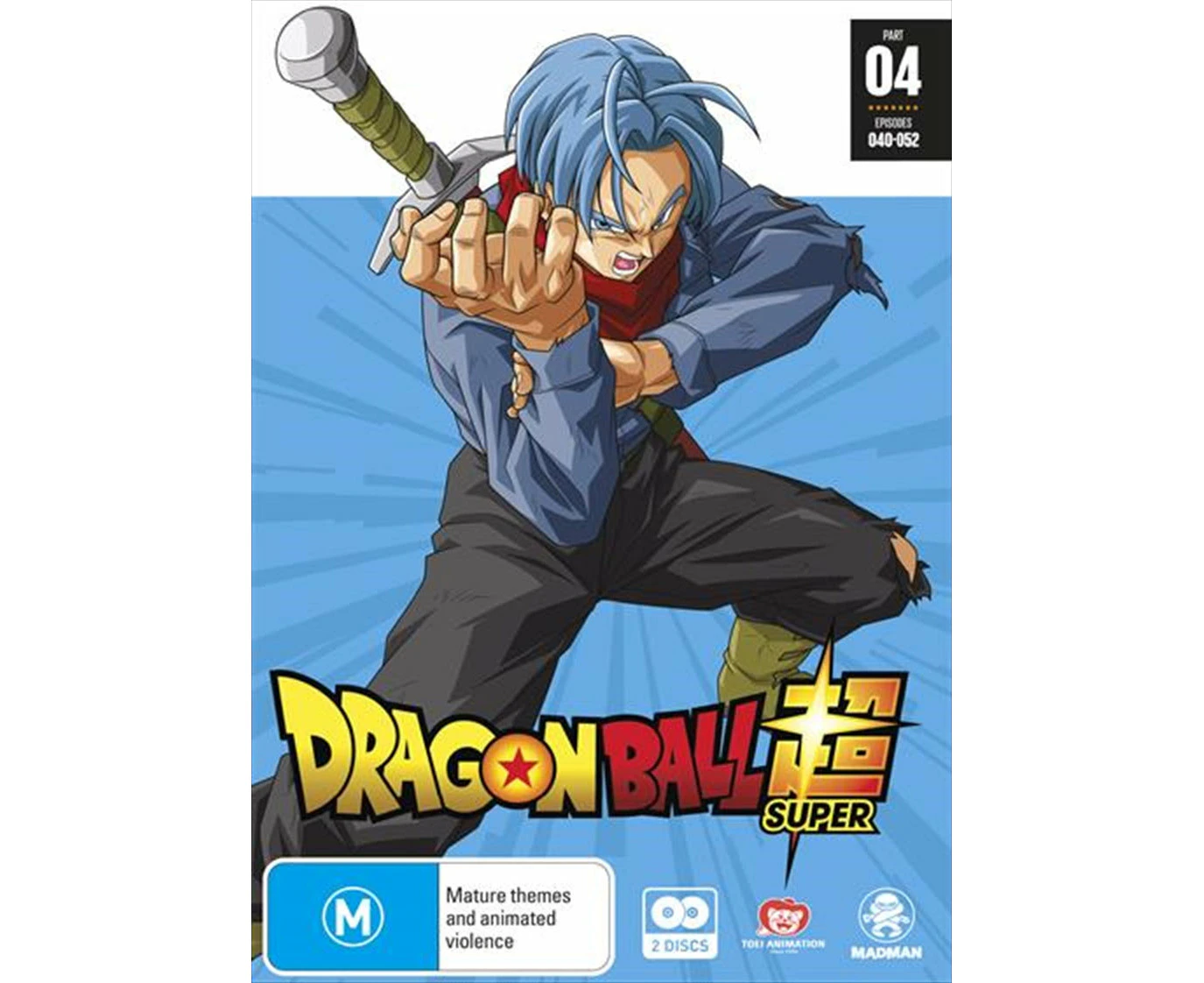 Dragon Ball Super Part 4 Eps 40 52 Dvd