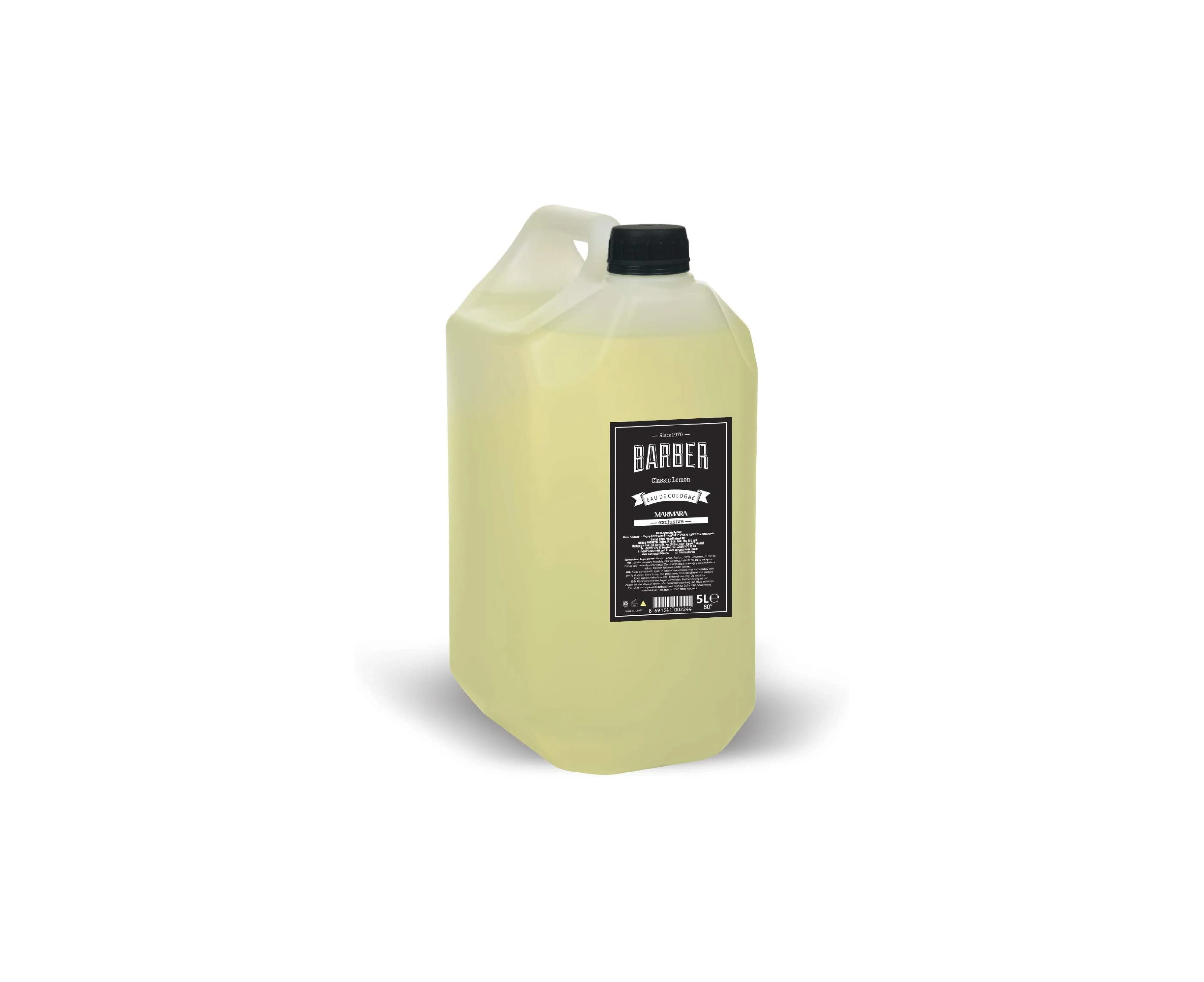 Marmara Marmara Barber Eau De Cologne Classic Lemon - 5L