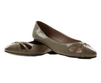 Womens Zasel Doris Beige Flats Work Dress Casual Shoes Leather - Beige