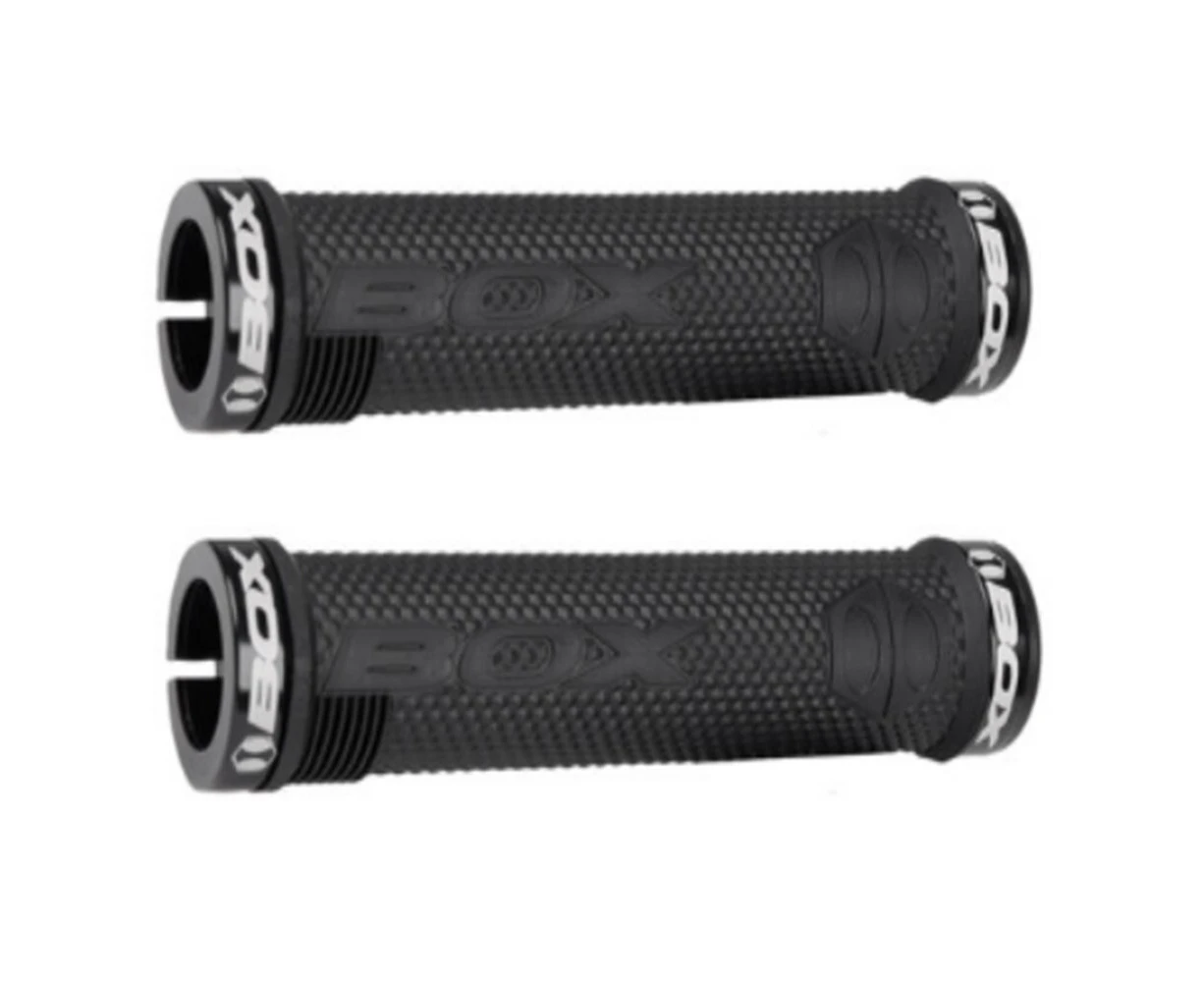 ODI Black Box Hex Grips 130MM Lock-On Black