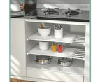 Expandable Storage Closet Rack Cabinet Wardrobe Organizer Kitchen Storage Shelf - 24cm x 42-65cm