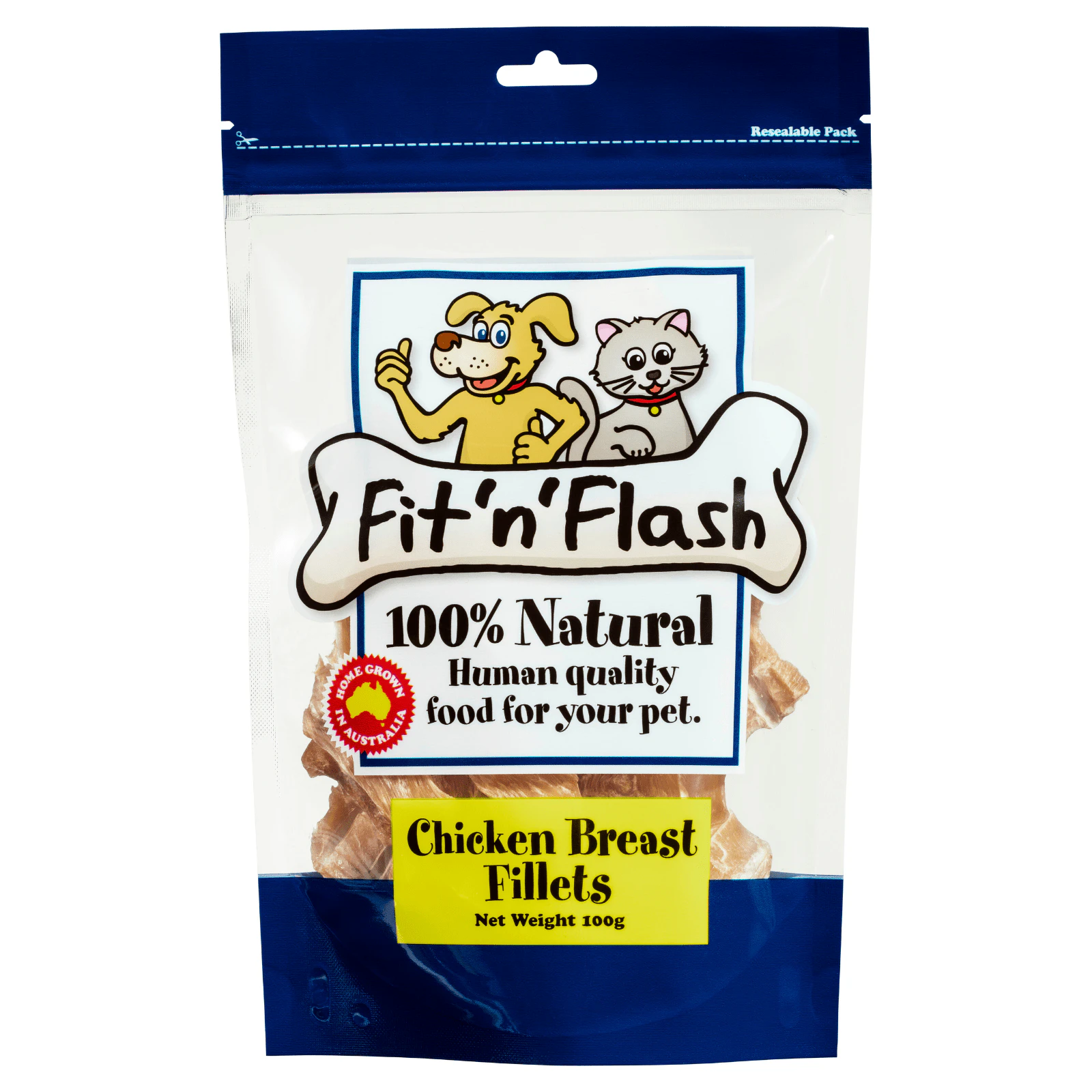 Fit 'n' Flash Chicken Breast Fillet Dog Treats