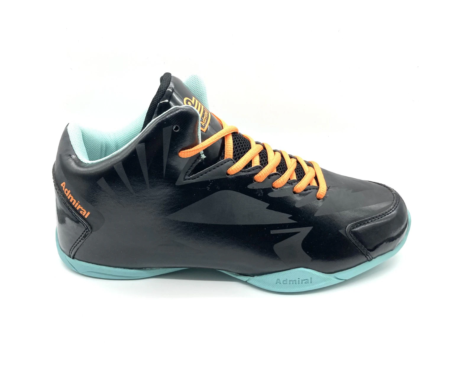 ADMIRAL   Basketball Shoes  - Howe Black/Turquoise/Orange