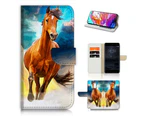 Horse TPU Phone Wallet Case Cover For Oppo A54 5G  - (21524)