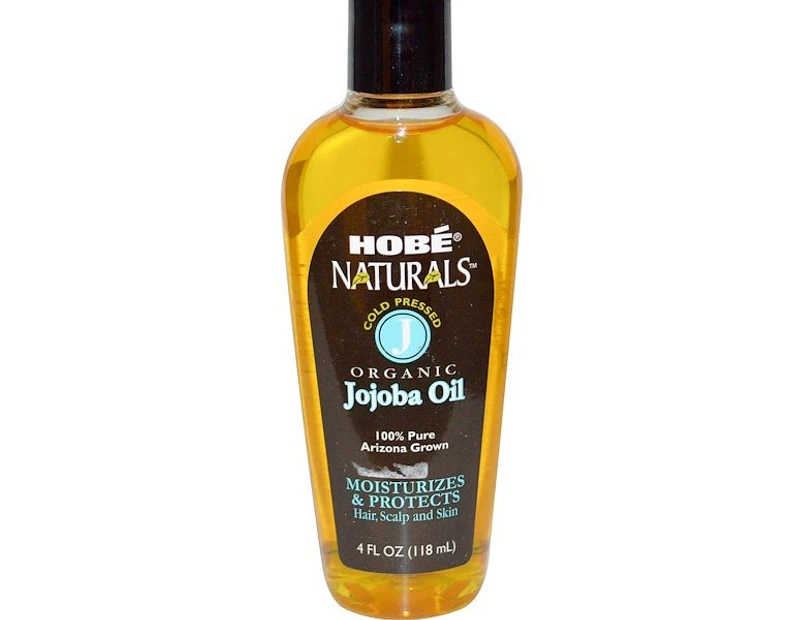 Hobe Labs, Naturals, Organic Jojoba Oil, 4 fl oz (118 ml)