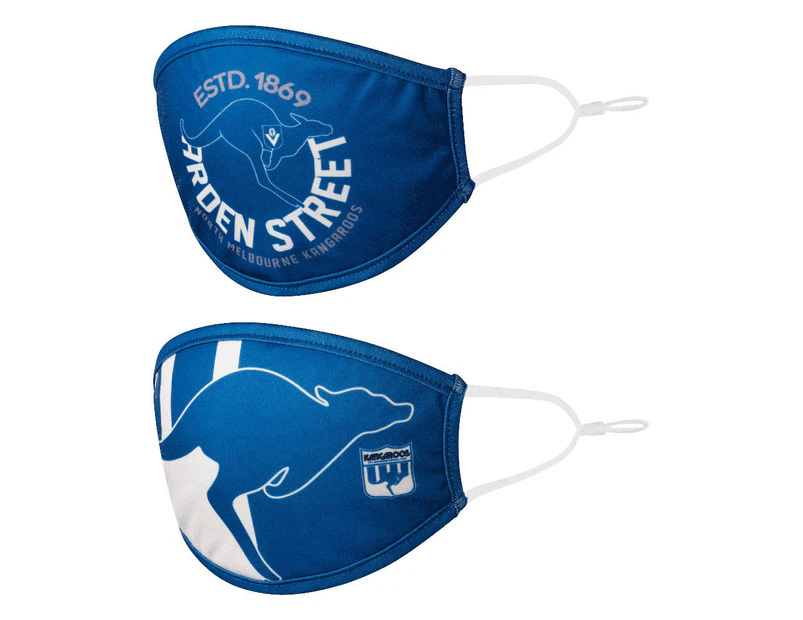 North Melbourne Set Of 2 Face Masks