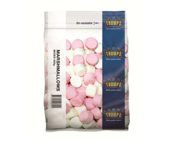 10 X Marshmallows Mixed Pink & White 500G