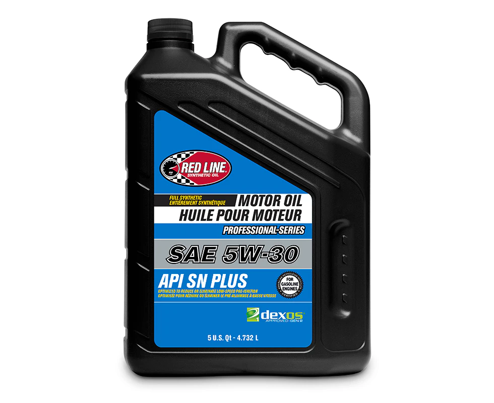 Red Line Oil 5W30 Professional Series Motor Oil - Dexos1 Gen 25 Quart Bottle 4.732 Litres