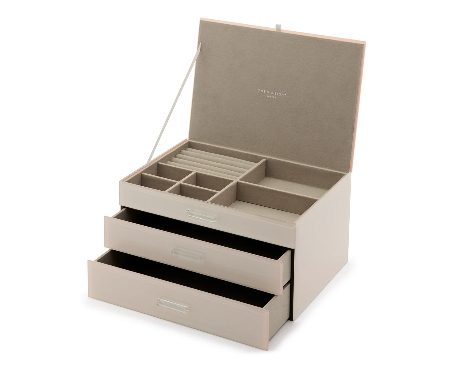 One Six Eight London GABRIELLA Nude XL Jewellery Box