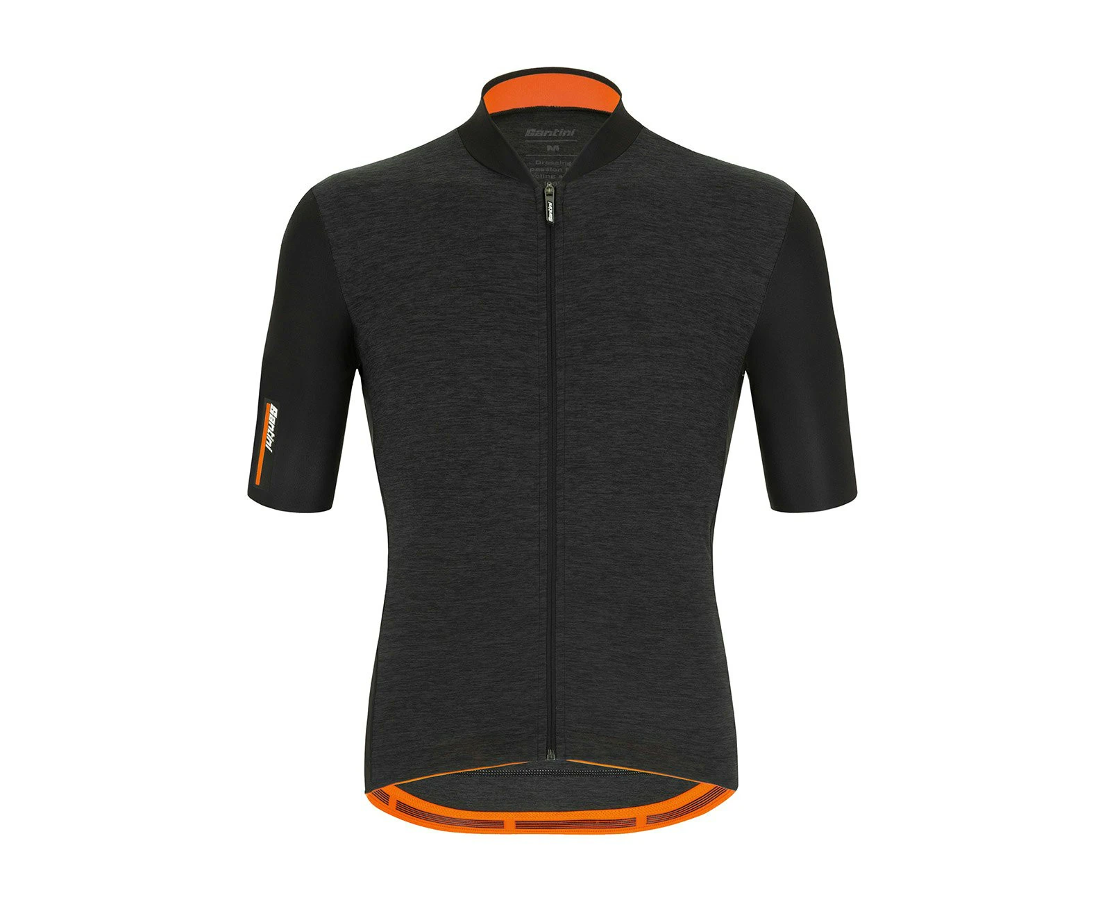 Santini Men's Colore Puro Jersey - Black