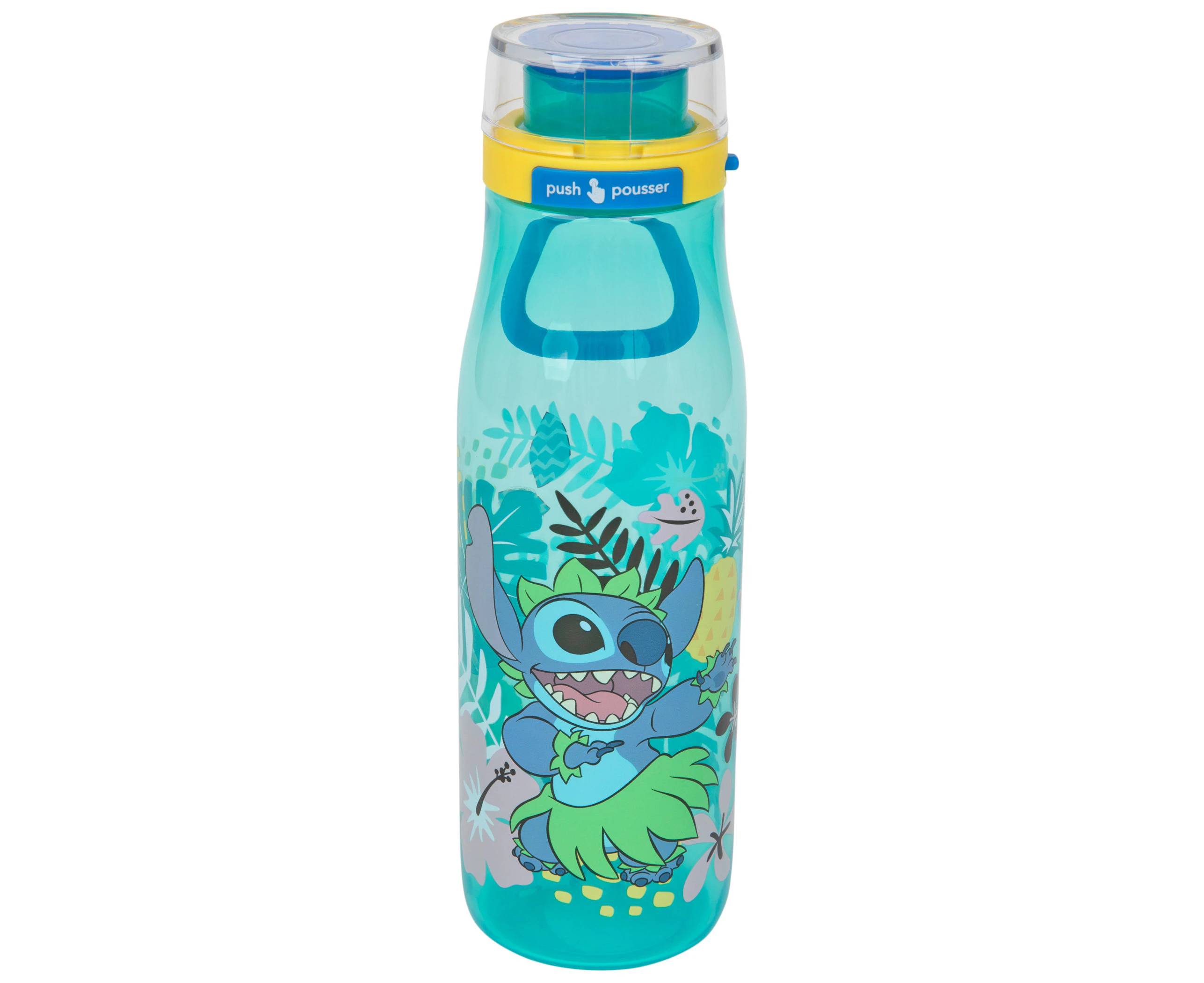 Disney Lilo & Stitch Hula 25 oz. Water Bottle with Silicone Handle