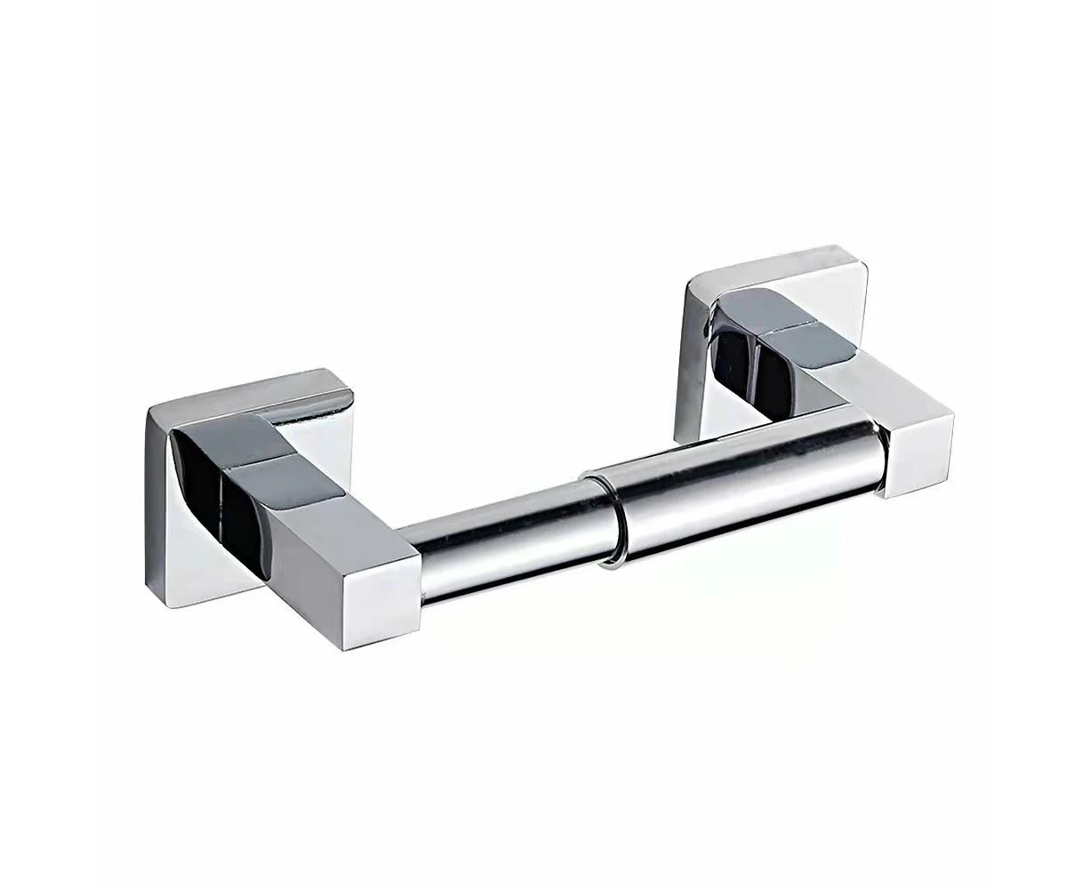 Ozwashroom Single Toilet Roll Holder, Bright Chrome