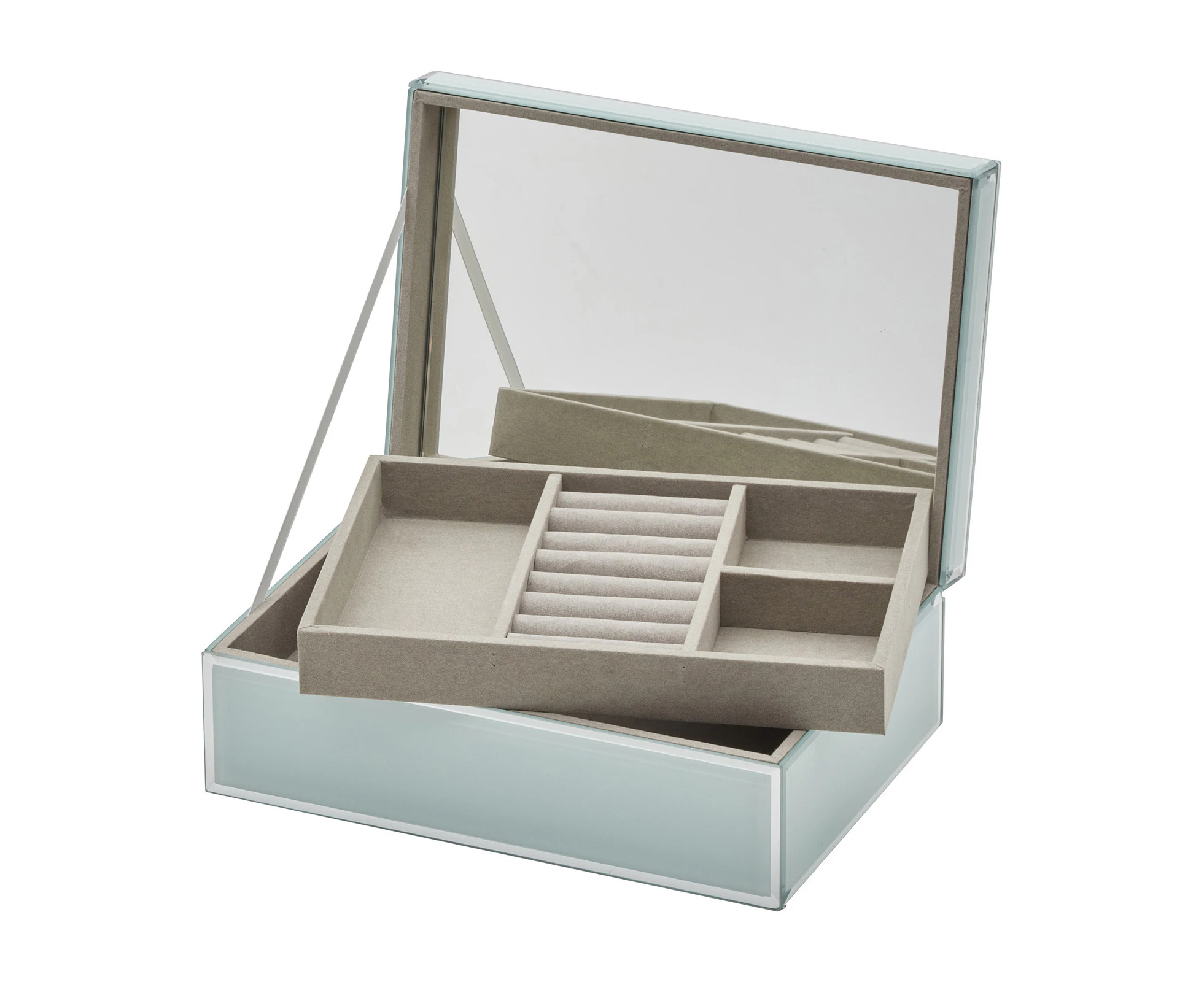 One Six Eight London SARA Mint Large Jewellery Box