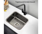 Nano Coated Stainless Steel Kitchen Sink Laundry Sinks Single Bowl 340x310mm