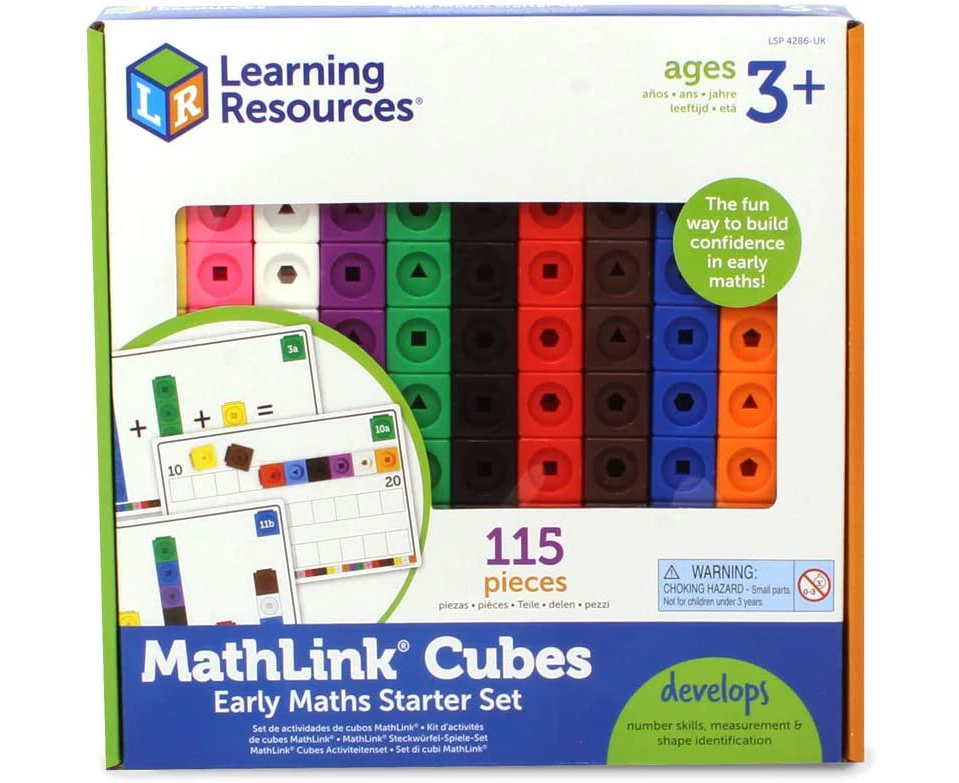 Learning Resources Mathlink Cubes Activity Set