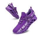 Amoretu Adult Non Slip Running Shoes Athletic Tennis Breathable Sneakers-Purple