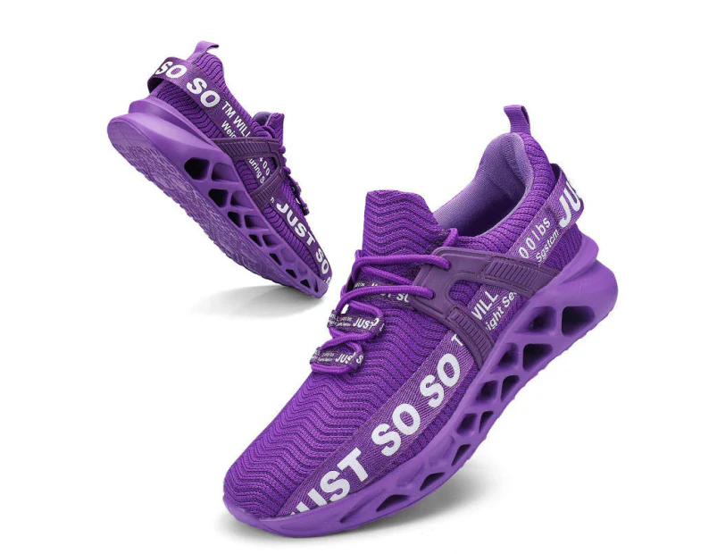 Amoretu Adult Non Slip Running Shoes Athletic Tennis Breathable Sneakers-Purple