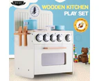 ROVO KIDS Wooden Kitchen Retro Toy Pretend Play Set Children