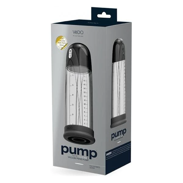 Rechargeable Vacuum Penis Pump Black, Transparent Cylinder, Thicker, Longer, Harder Model Xyz123