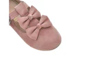 Amoretu Womans Low Heel Vintage Lolita Shoes Cute Bowknot Mary Jane Shoes-Pink