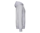 Fruit of the Loom Mens Classic Heather Hooded Sweatshirt (Heather Grey) - PC4438