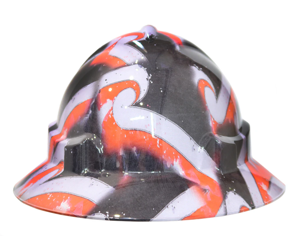 Cool Hard Hats Unisex MAORI INK Pro Choice Wide Brim Safety Hard Hat