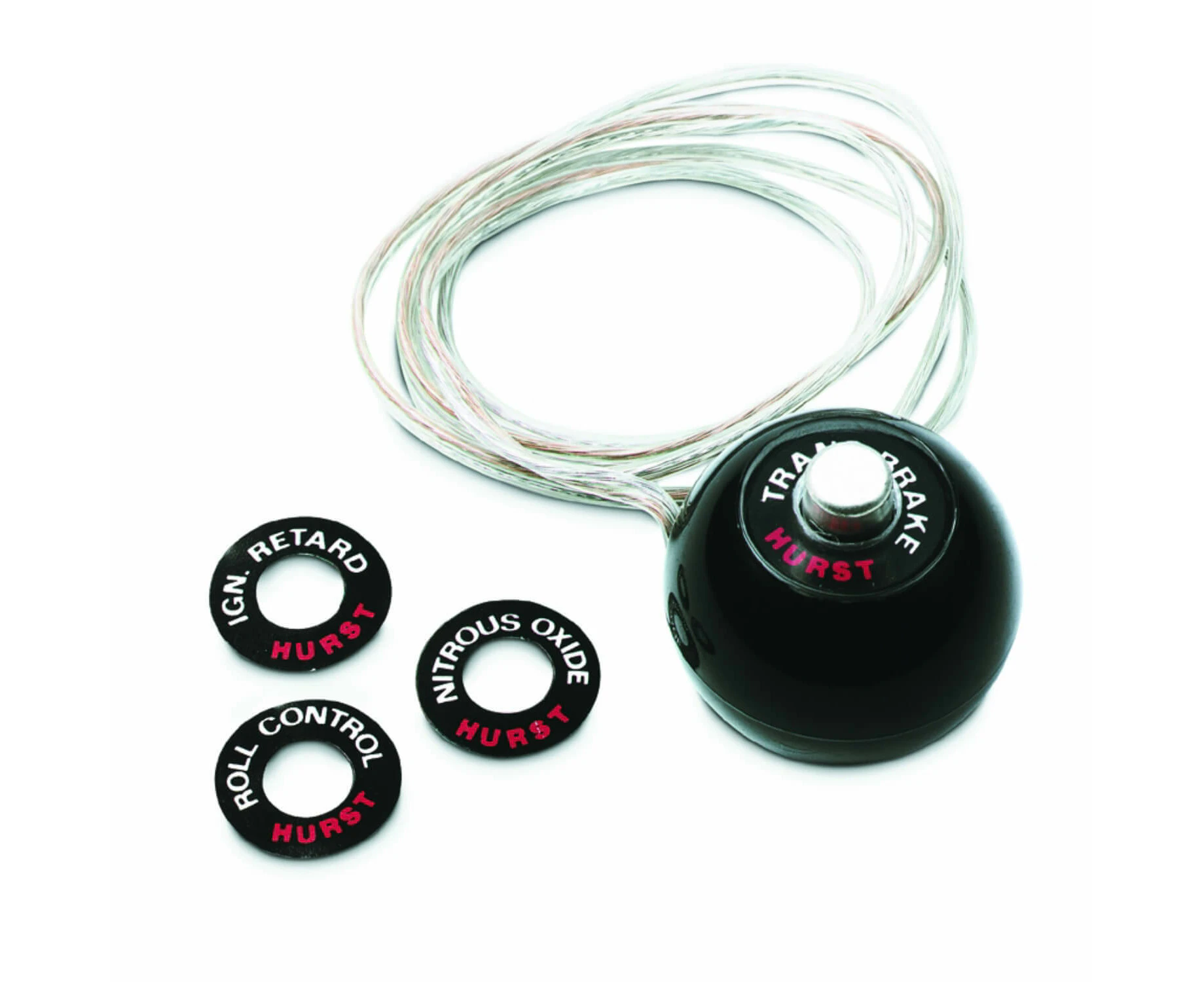 Hurst Shift Knob, Round, Plastic, Black, Automatic, Manual Transmission, Each