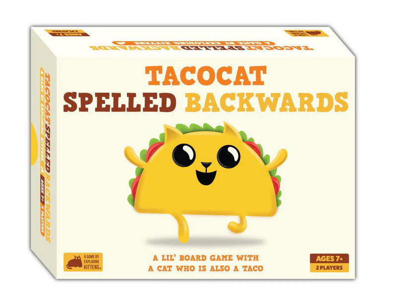 Tacocat Spelled Backwards  By Exploding Kittens