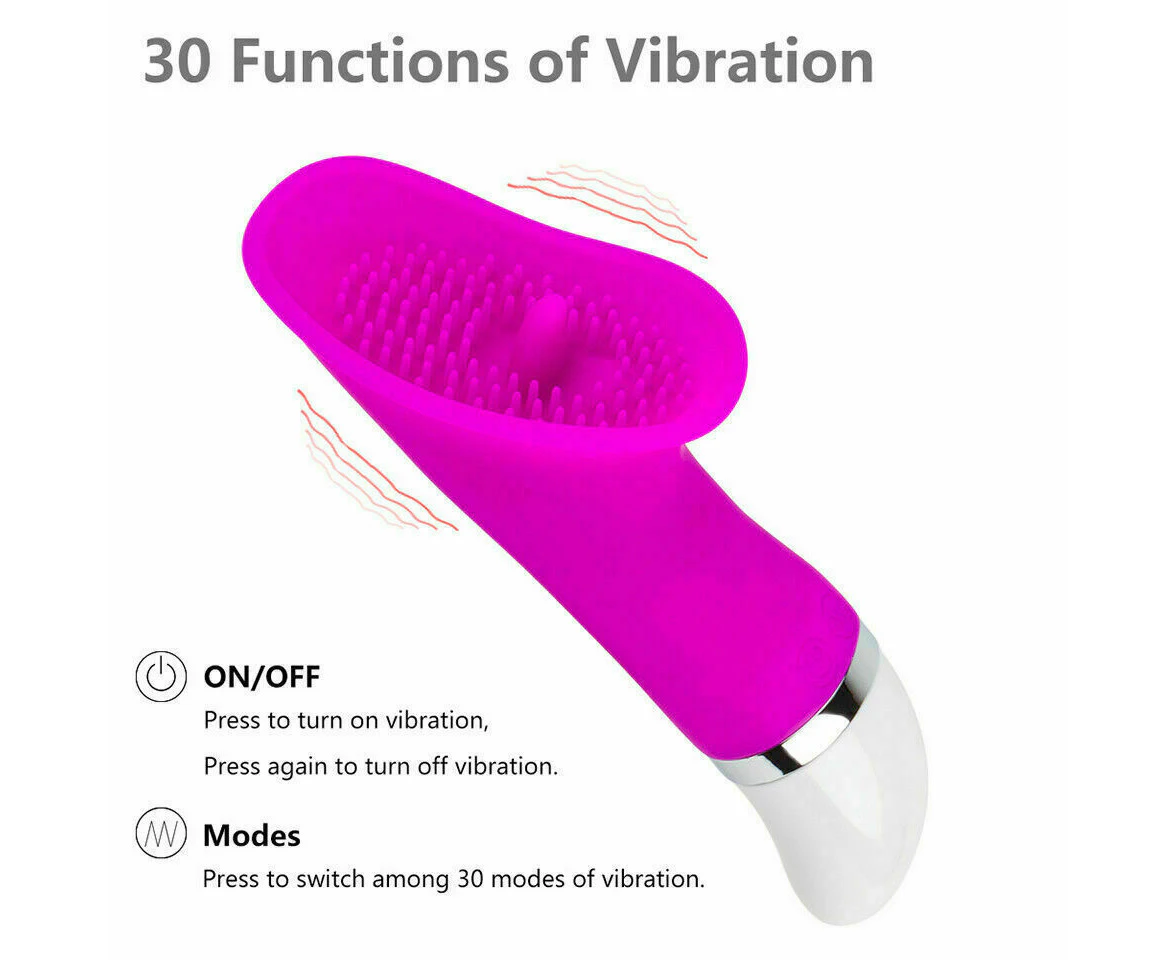 Miraco Batteries Women's G-Spot Licking Sucking Vibrator Pink