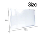 Portable Magnetic Home and Office Board  Whiteboard 90X60CM Marker Eraser Button