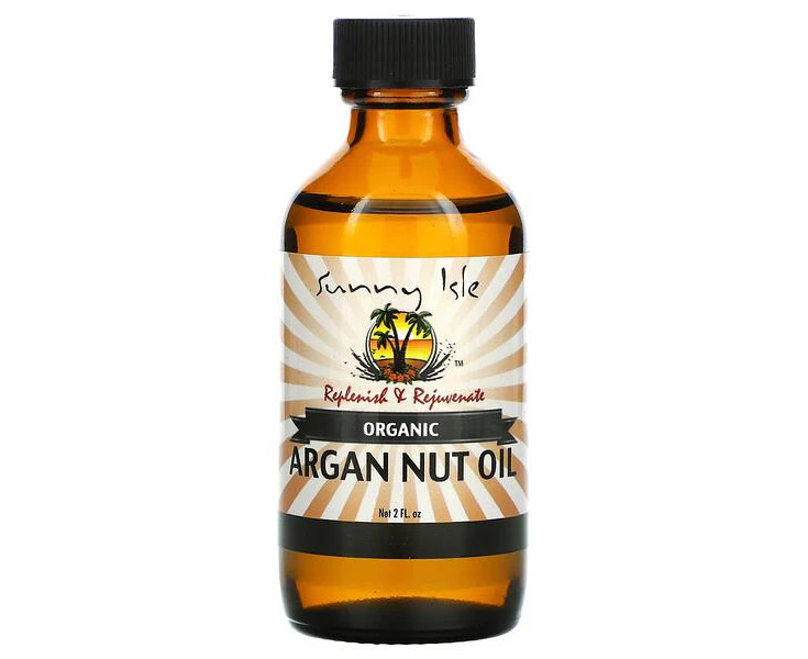 Sunny Isle, Organic Argan Nut Oil, 2 fl oz