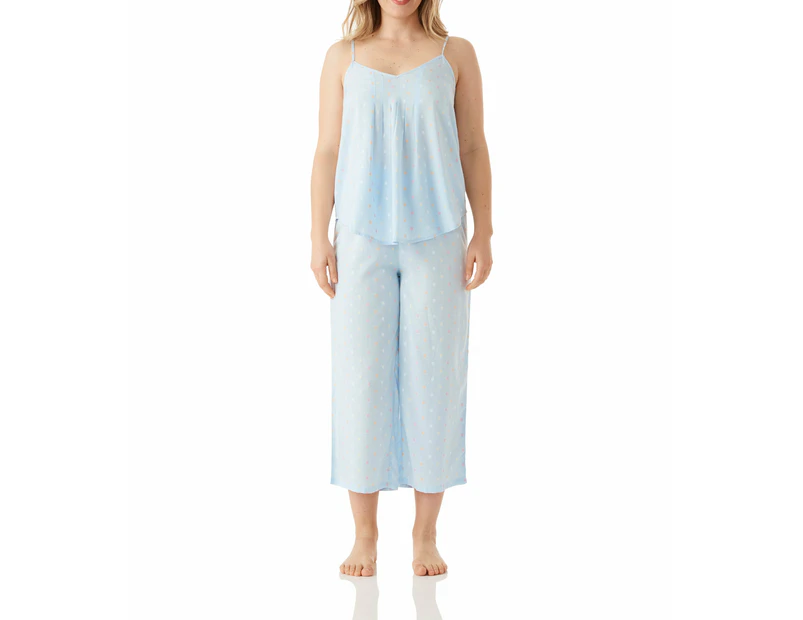 Magnolia Lounge Ari Tile Cami & 3/4 Pant Pyjama Set