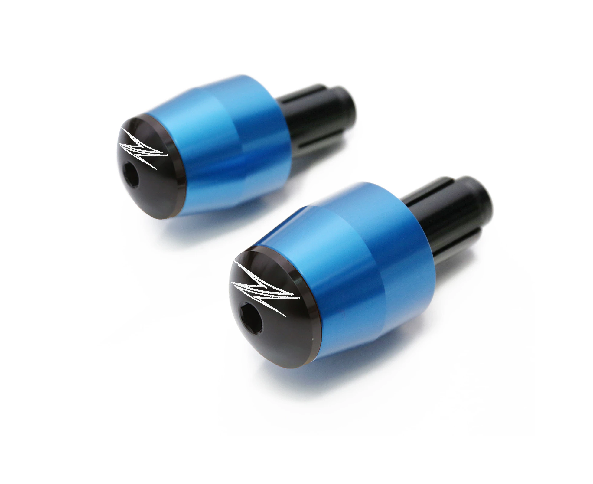 Blue LIM CNC Bar End Weight For Kawasaki Z1000 08-13 12 11 10 09