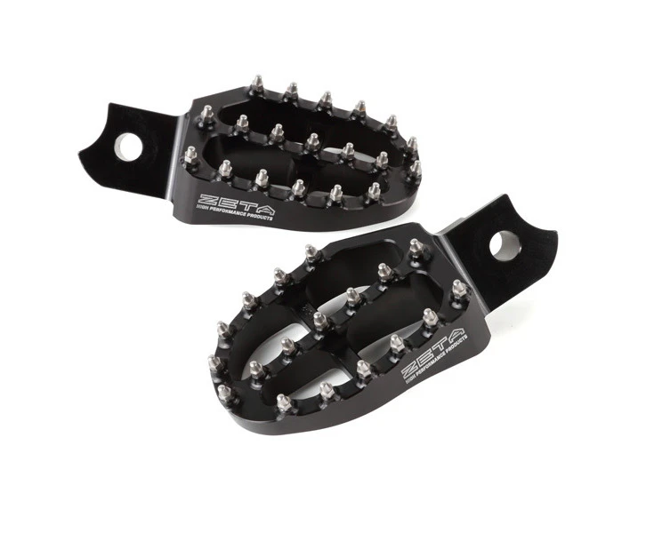 ZETA KTM/HUSKY BLACK ALUMINUM FOOT PEGS