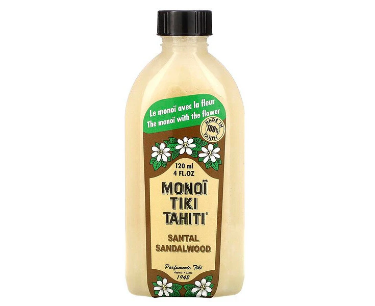 Monoi Tiare Tahiti, Coconut Oil, Sandalwood, 4 fl oz (120 ml)