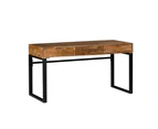 Wooden Industrial Modern 3 Drawer Study Home Office Desk Writing Computer Table