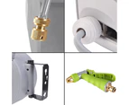 30M Retractable Brass Fitting Garden Hose Reel Wall Bracket with Auto Rewind and Spray Gun