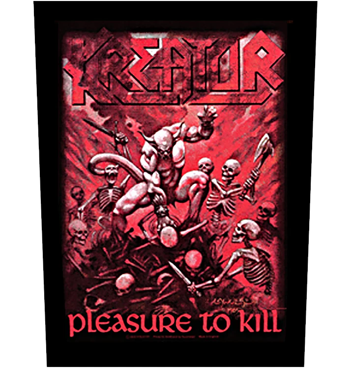 KREATOR - 'Pleasure To Kill' Back Patch