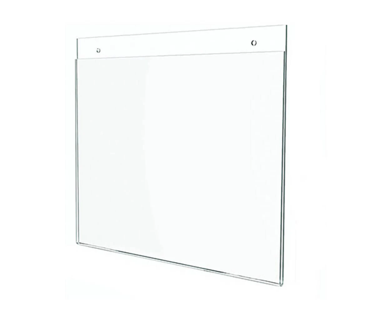 Deflecto Landscape Sign Holder A4 - Wall Mounted