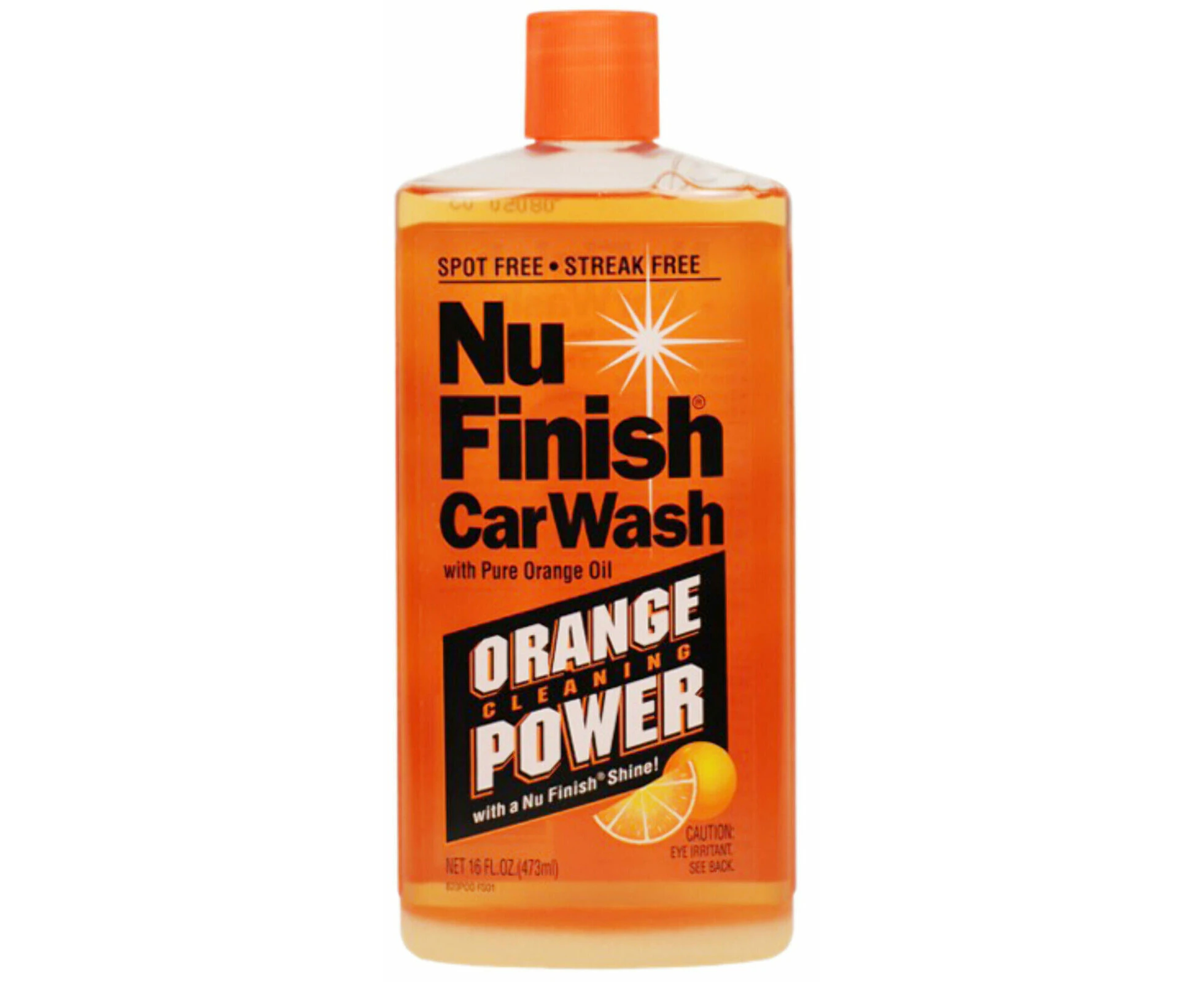 NU FINISH CAR wash made with pure orange oil