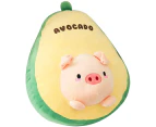 MadeSmart Piggy Plush Stuffed Animal Pillow-Cute Avocado Squishy Hugging Plushie-Gifts for Kids