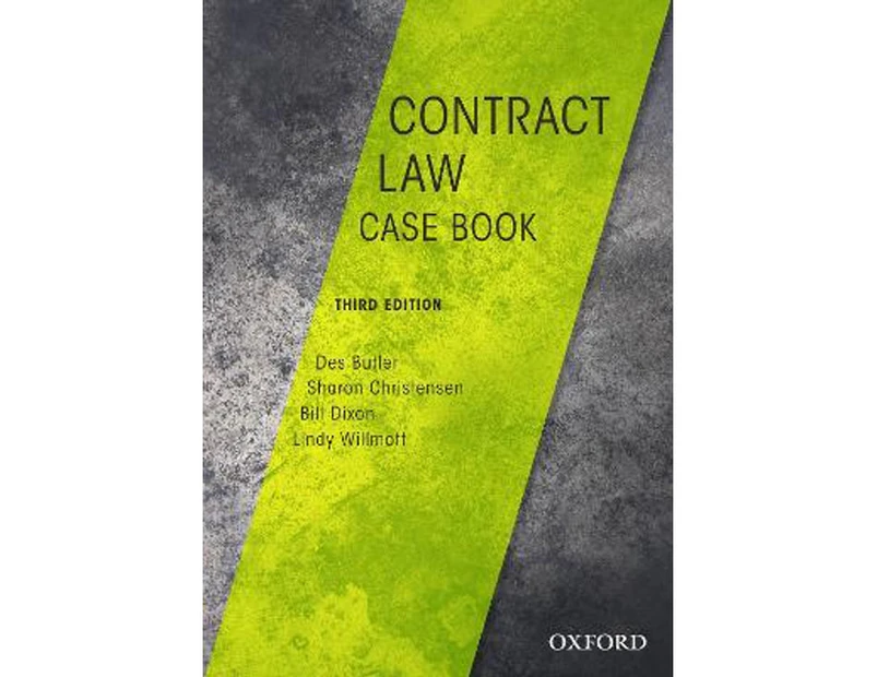 Contract Law Case Book : 3rd edition