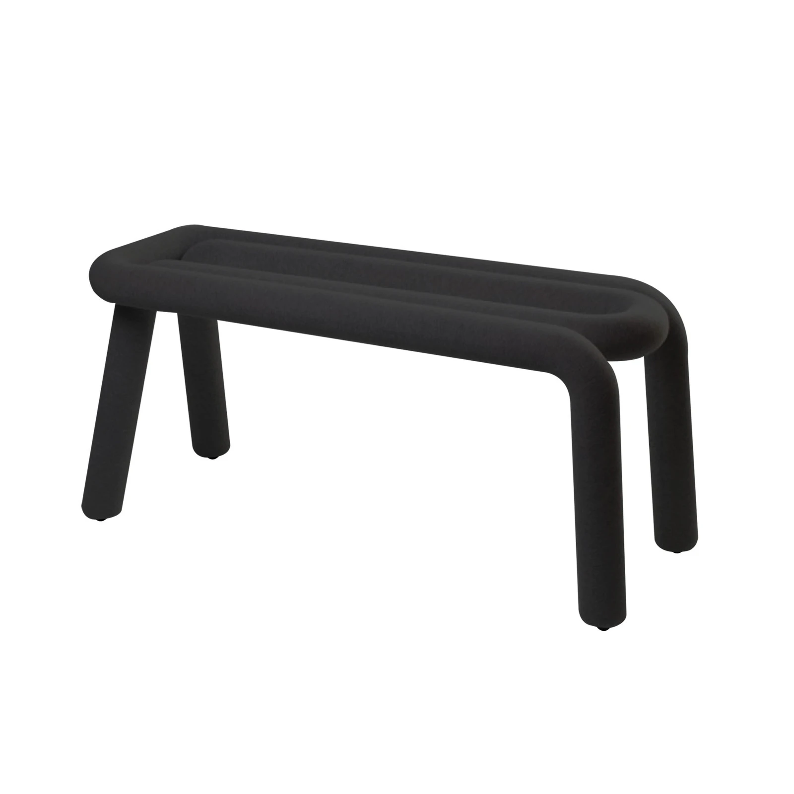 MIUZ Replica Bold Bench Designer Seat Living Room Entryway Furniture - Black