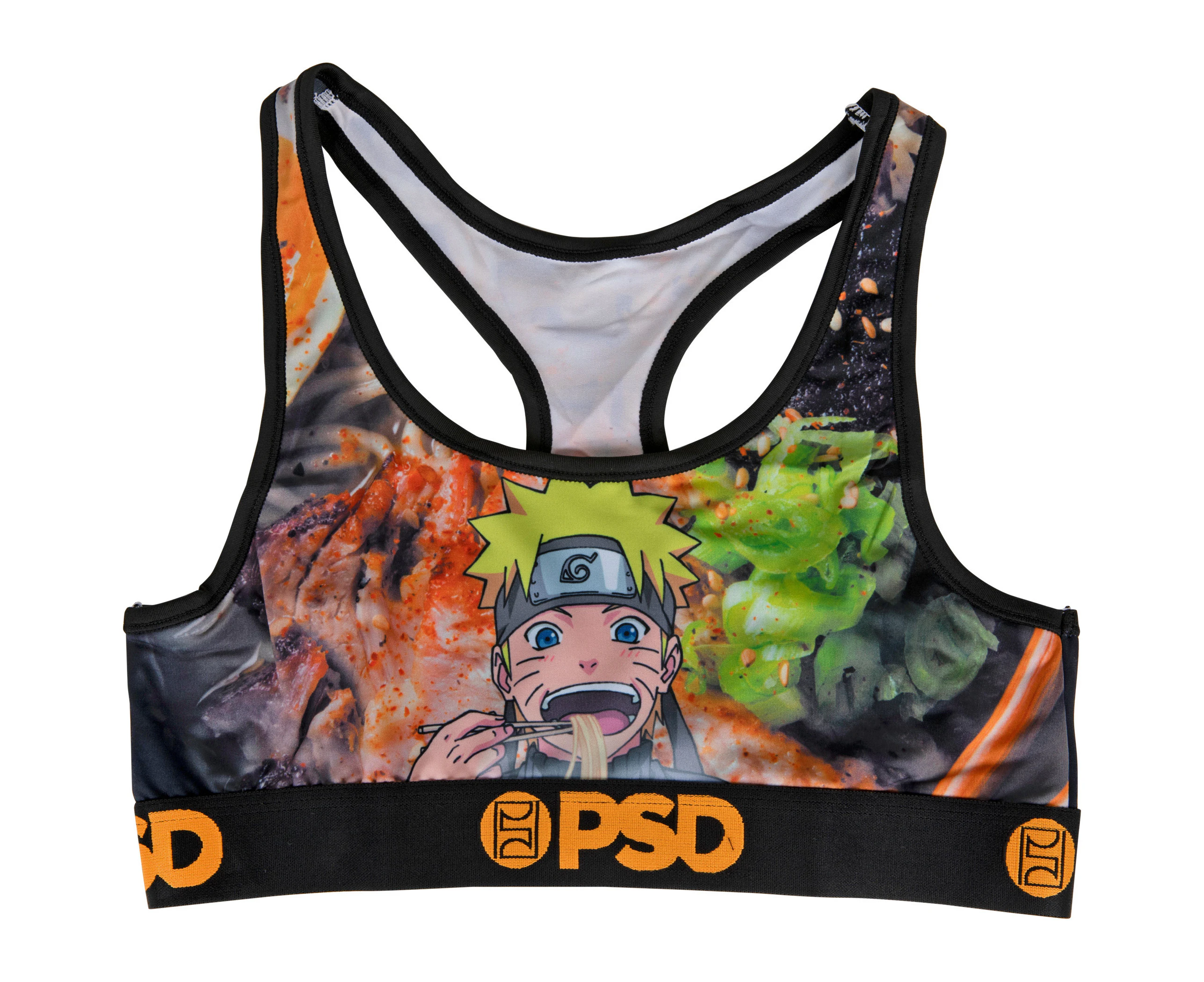 Naruto Ichiraku Ramen Microfiber Blend Sports Bra