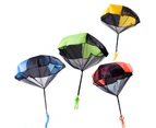 Winmax Parachute Toy 4 Pieces Set Free Throwing Outdoor Childrens Flying Toys-Multicolor